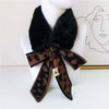 2021 New Autumn Winter Houndstooth Fashion Crochet Knitted Scarf