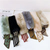 2021 New Autumn Winter Houndstooth Fashion Crochet Knitted Scarf