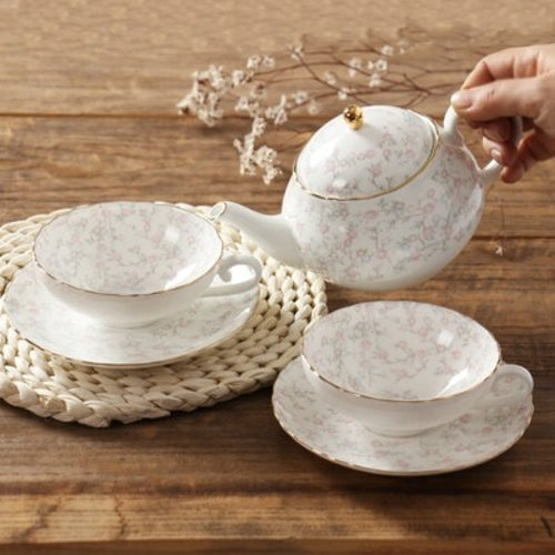 2021 New Creative British Style Tea Pot and Cups British Tea Set