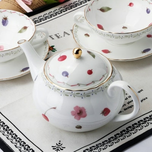 2021 New Creative British Style Tea Pot and Cups British Tea Set