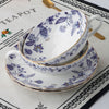 2021 New Luxury Coffee Cup with Plate British Tea Set with Flower