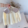 Girls Ruffles Collar Blouses