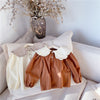 Girls Ruffles Collar Blouses