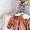 Girls Ruffles Collar Blouses