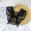 Black Pink Green White Triangle Lace Flower