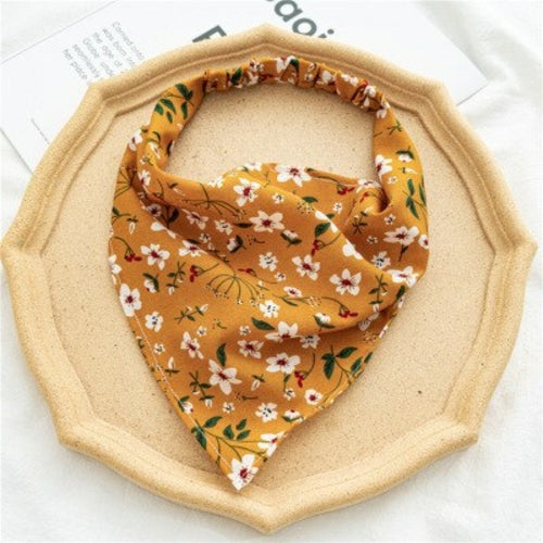 2021 New Women Floral Headband Bohemian Triangle Bandanas Hairbands