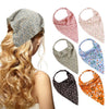 2021 New Women Floral Headband Bohemian Triangle Bandanas Hairbands