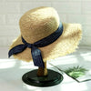 Raffia Straw Hats With Elegant Bow