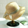 Raffia Straw Hats With Elegant Bow