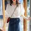 2021 Summer New Korean Fashion Women's Lantern Sleeve Loose Shirts