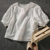 2021 Summer New Korean Fashion Women's Lantern Sleeve Loose Shirts