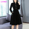 Hepburn Style Winter Dress