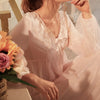 2022 Lace Sleepwear Bride Long Nightgowns Female Sweet Princess