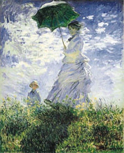 Woman With Parasol Art Print