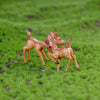 2PCS Artificial Mini Sika Deer Giraffe Fairy Garden Miniatures Gnomes