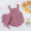 2Pcs Set Baby Knitted Romper Clothes Set Cotton e Crotch Button One