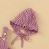 2Pcs Set Baby Knitted Romper Clothes Set Cotton e Crotch Button One