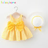 2Piece Summer Toddler Girl Clothes Set Baby Beach Dresses Cute Bow