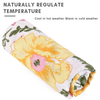 Bamboo Muslin Swaddle Floral Blanket