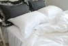 2pcs White Handmade European Elegant Ruffle Pillowcases