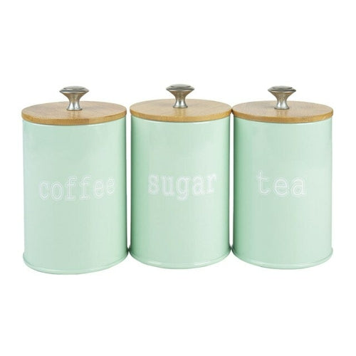 3 Pieces Zinc Alloy Seasoning Canister Food Container Jar Kitchen