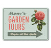 Garden Tours Arrow Sign