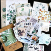 36PCS/ PACK Retro Plant Material Sticker Diary