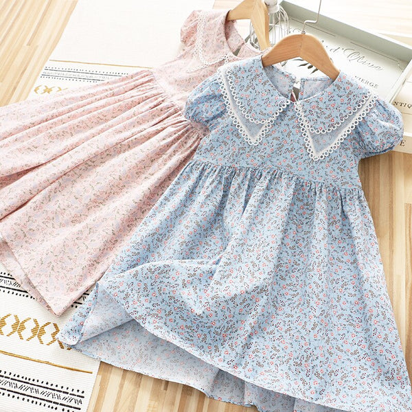 4 10 Years Summer Girl Floral Dress