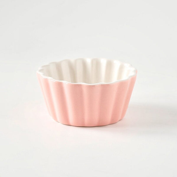 4 pcs/Set Dedicated Baking cake cup Heat resistant Ceramic Pudding