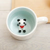 400ml Cute Animal Ceramic Mugs Cartoon Coffee Milk Tea Breakfast Cup