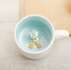 400ml Cute Animal Ceramic Mugs Cartoon Coffee Milk Tea Breakfast Cup