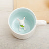 400ml Cute Animal Ceramic Mugs Cartoon Coffee Milk Tea Breakfast Cup