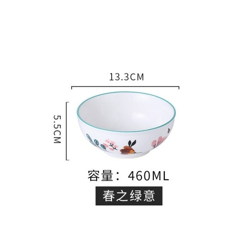 48h Children's Food Distribution Plate Ceramic Tableware Set