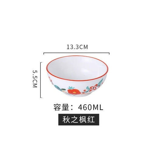 48h Children's Food Distribution Plate Ceramic Tableware Set