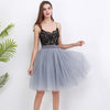 5 Layers 60cm Princess Midi Tulle Skirt Pleated Dance Tutu Skirts