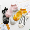 5 Pairs Of Women's Cotton Ankle Socks Fun Cute Casual Boat Sock Cotton