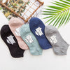 5 Pairs Of Women's Cotton Ankle Socks Fun Cute Casual Boat Sock Cotton