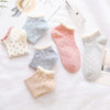 5 Pairs Of Women's Cotton Ankle Socks Fun Cute Casual Boat Sock Cotton