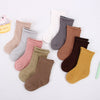 5 Pairs/Pack Cotton Newborn Baby Ankle Socks Soft Solid Casual Toddler