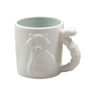 500ML Ceramic Creative Coffee Cup Cute Animal 3D Fox Large Capacity