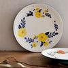 8.5 Inches Dinner Plates Flower Pattern Underglaze Ceramic Porcelain