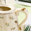 800ml European Palace Style Retro Ceramic Afternoon Tea Pot Butterfly