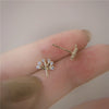 925 Sterling Silver Korean Exquisite Crystal Tree Life Tree Plating