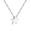 Tiny Heart Moon Star Cross Small Pendant