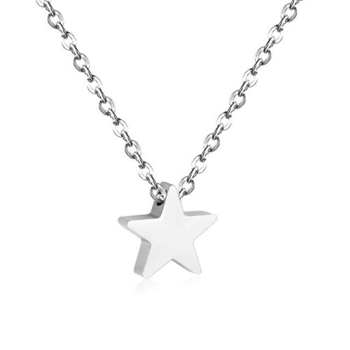 Tiny Heart Moon Star Cross Small Pendant