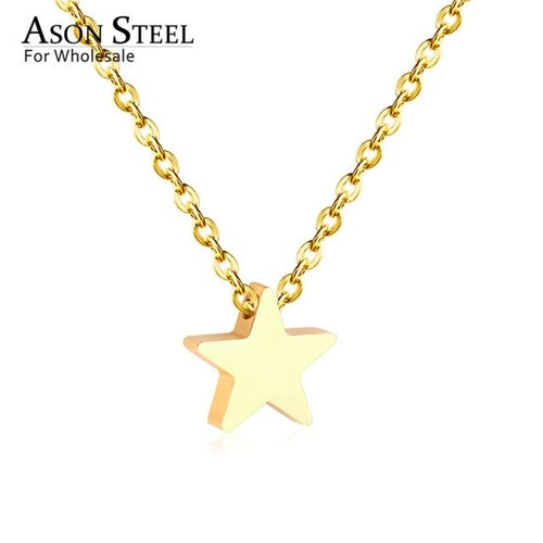 Tiny Heart Moon Star Cross Small Pendant