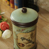 American garden painting ceramic storage pot, European style retro