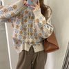 Autumn Cardigan Women Sweet Knitted Sweater Cozy Preppy Ulzzang Cute