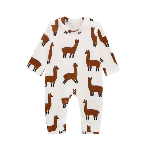 Thick Cotton Alpaca Baby Romper