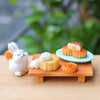 BAIUFOR Miniature Fairy Garden Anime Figures Cute Rabbits Micro